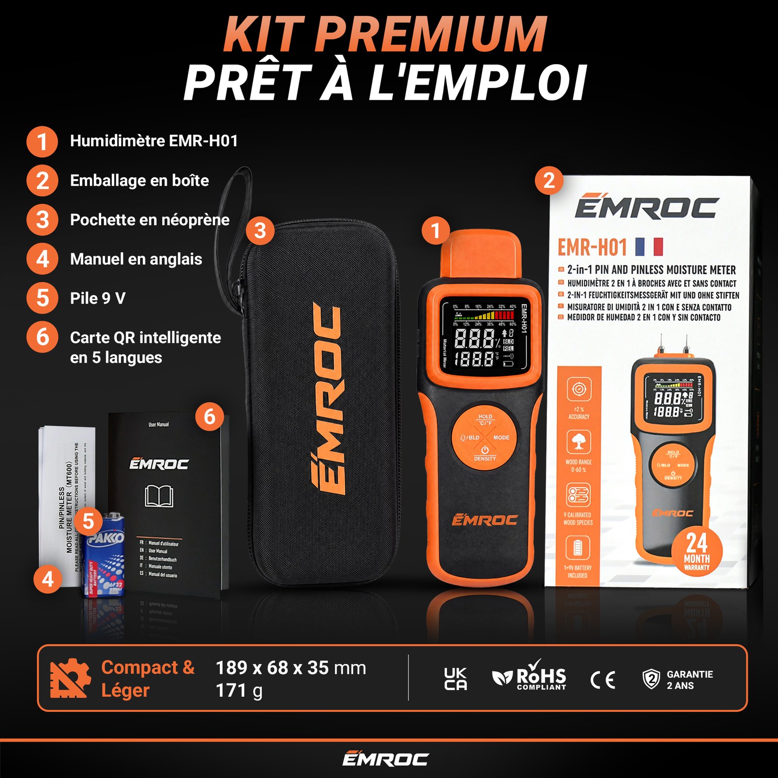 Contenu du kit EMR-H01